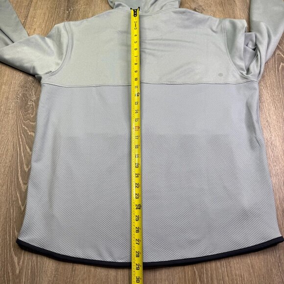 FootJoy Tempo Series Mens Blue Full Zip Mixed Texture Chill-Out Hoodie Size L - Picture 15 of 16